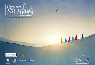 CARTEL REGATA MIL MILLAS